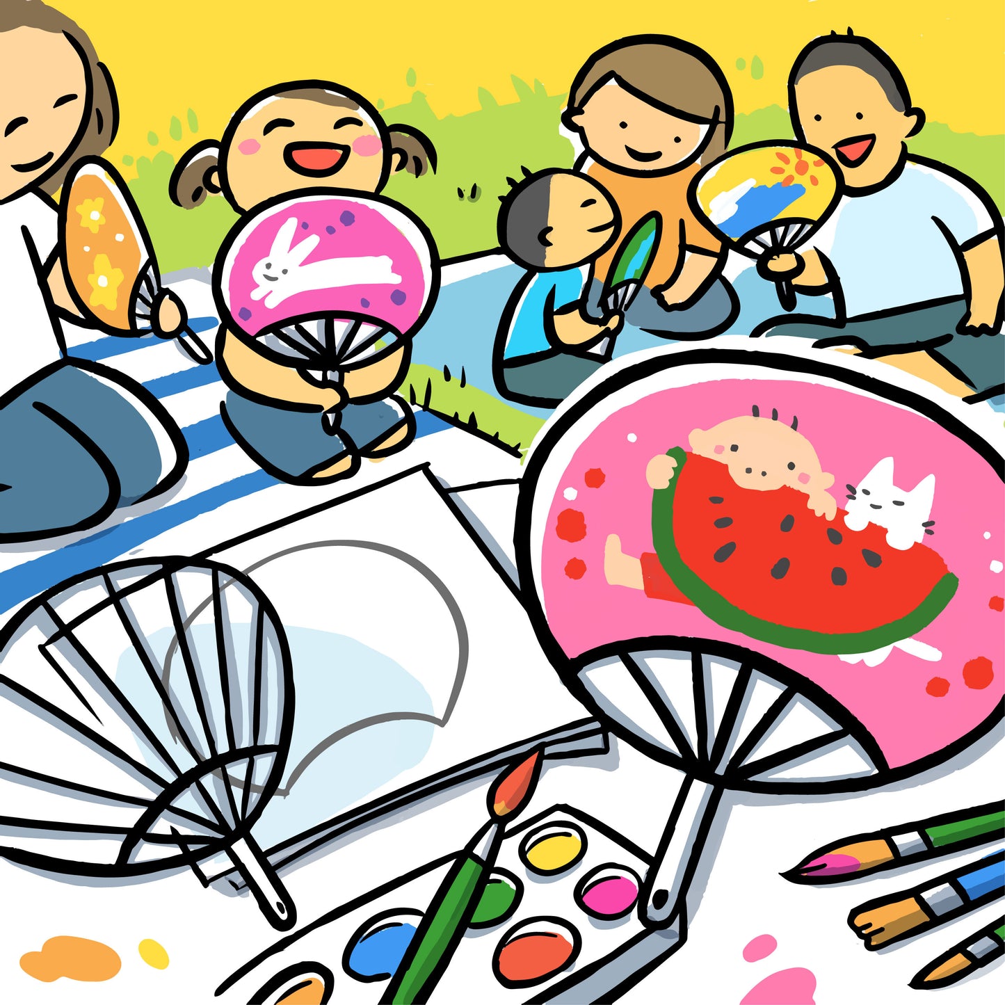 手作りうちわキット