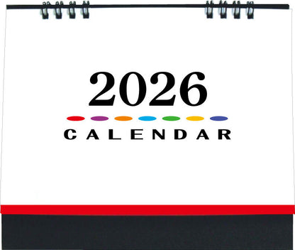 2026 卓上 カラーズ 名入れカレンダー