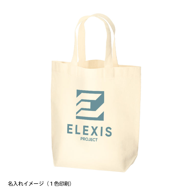 厚手コットンマチ付トート(M)（ナチュラル）